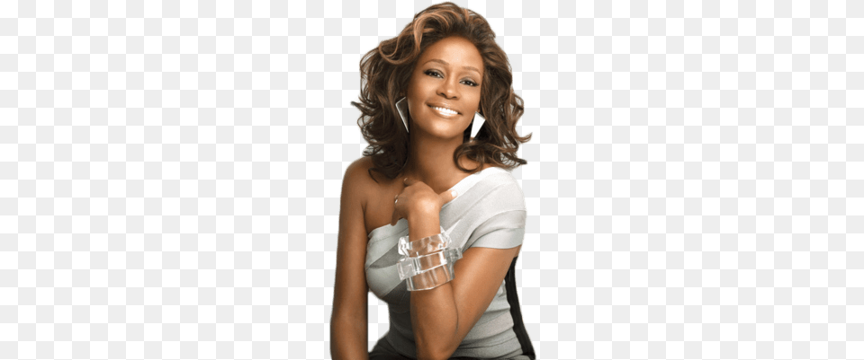 Whitney Houston Happy Whitney Houston, Accessories, Smile, Person, Jewelry Free Png Download