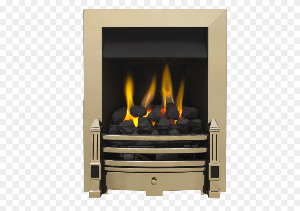 Whitsbury Brass Gas Front Solus Cutout Dimplex Whitsbury Brass Inset Gas Fire, Fireplace, Hearth, Indoors Free Transparent Png