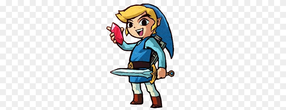 Who Are Four Swords Links And Vaati Zelda Dungeon, Baby, Person, Book, Comics Png Image