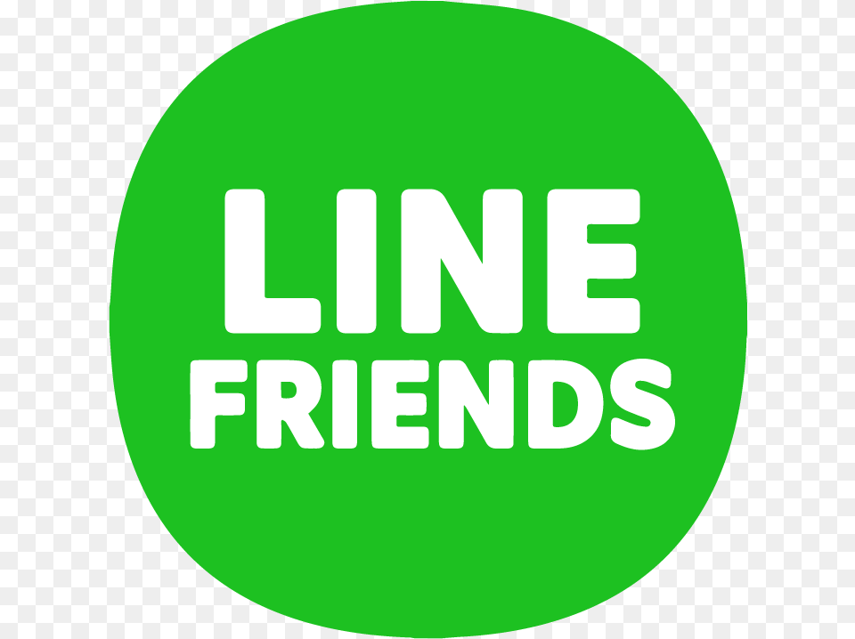 Who Can You Meet Line Friends, Green, Logo, Sticker Free Png Download