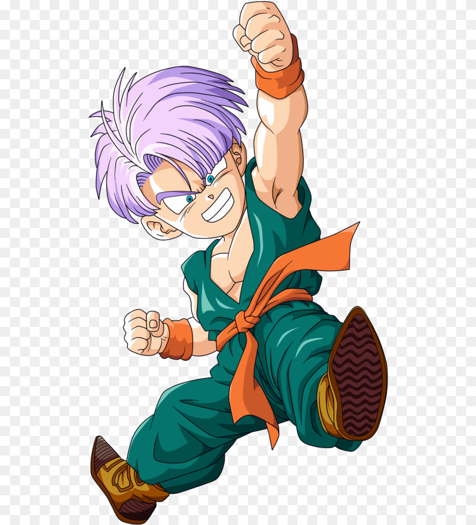 Who Did It Best Trunks Or Future D20crit Dragon Ball Z Trunks Kid, Book, Comics, Publication, Baby Png