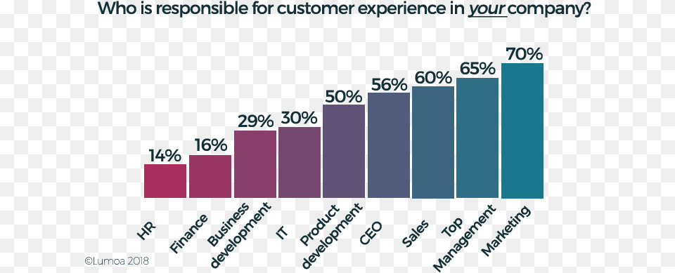 Who Is Responsible For Customer Experience Carmine, Bar Chart, Chart Png