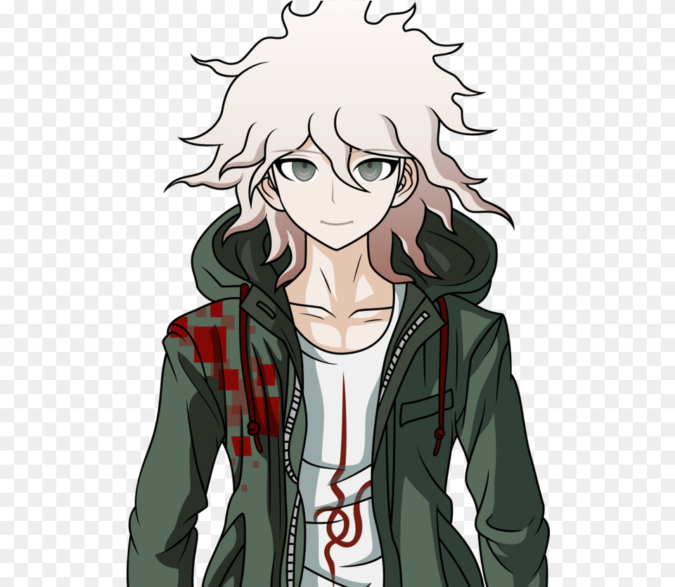 Who Is The Most Powerful Anime Character By Definition Of Nagito Komaeda Sprites, Publication, Book, Comics, Clothing Free Png