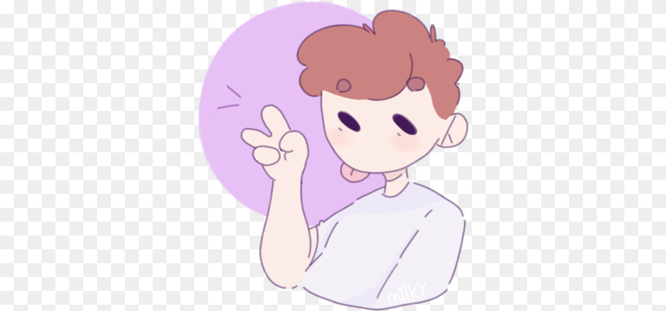 Who Is This Cute Little Lesbian Pyrocynical Fanart, Purple, Baby, Person, Balloon Png Image
