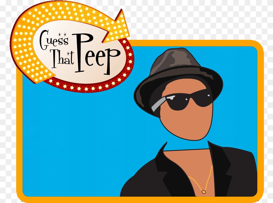 Who Is This Person A Bruno Mars, Accessories, Sunglasses, Hat, Clothing Free Png Download
