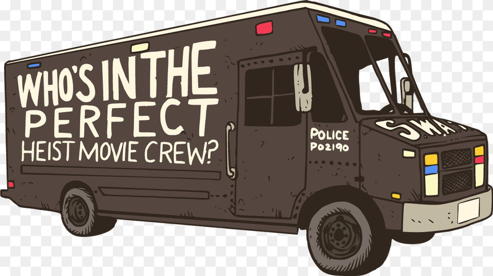 Who S In The Perfect Heist Movie Crew Food Truck, Moving Van, Transportation, Van, Vehicle Free Png