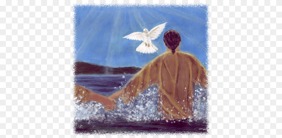 Who We Follow Painting, Angel, Adult, Male, Man Free Png
