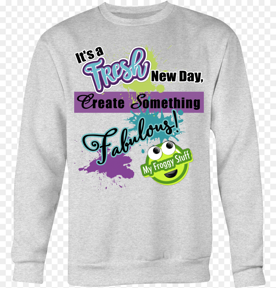 Whoa A Cozy Sweatshirt That S Fresh And Froggy Stop Bullying, Clothing, Knitwear, Long Sleeve, Sweater Free Png