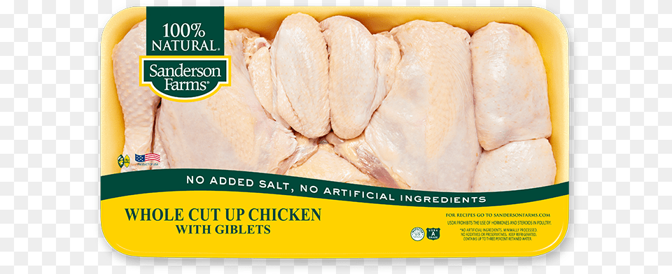 Whole Cut Up Chicken With Giblets And Neck Chicken Leg Quarters Package, Blade, Cooking, Knife, Sliced Free Png Download