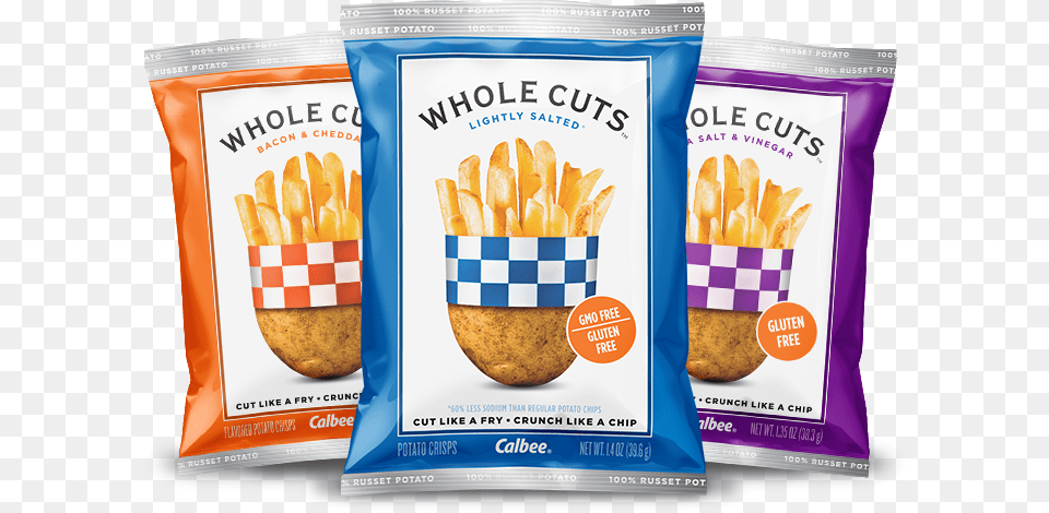 Whole Cuts Chips Whole Cuts Fry Chips, Food, Fries, Ketchup Png Image