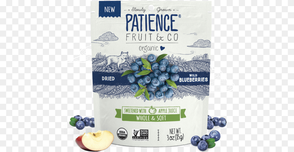 Whole Dried Wild Blueberries The Natural Products Brands Patience Fruit And Co, Berry, Blueberry, Food, Plant Png Image
