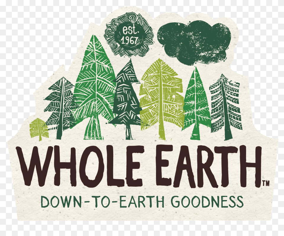 Whole Earth Branches Out With Whole Earth Logo, Advertisement, Poster, Leaf, Plant Free Png
