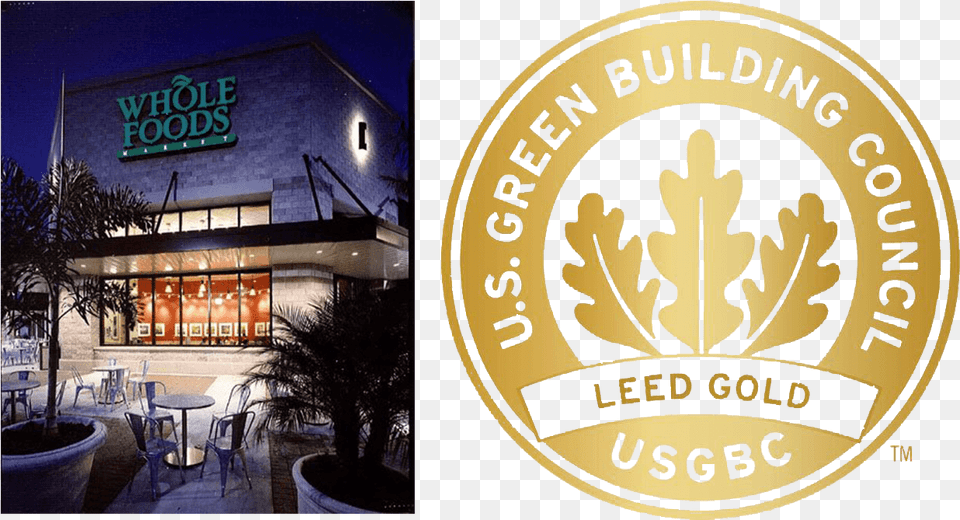 Whole Foods Market Leed Gold Green Building Council Leed Gold, Architecture, Indoors, Hotel, Restaurant Free Png Download