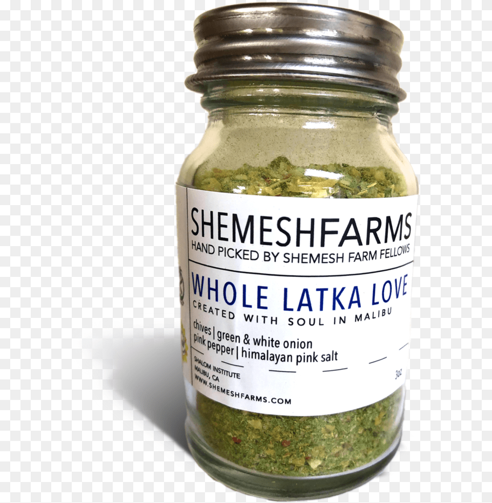 Whole Latka Love 3 Oz Bottle, Jar, Herbal, Herbs, Plant Png