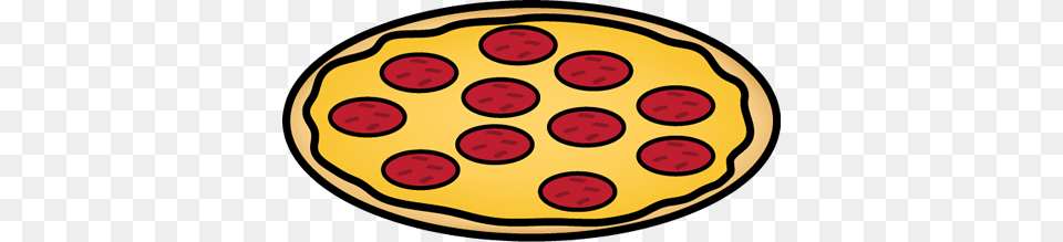 Whole Pepperoni Pizza Clip Art, Cake, Dessert, Food, Pie Free Png Download