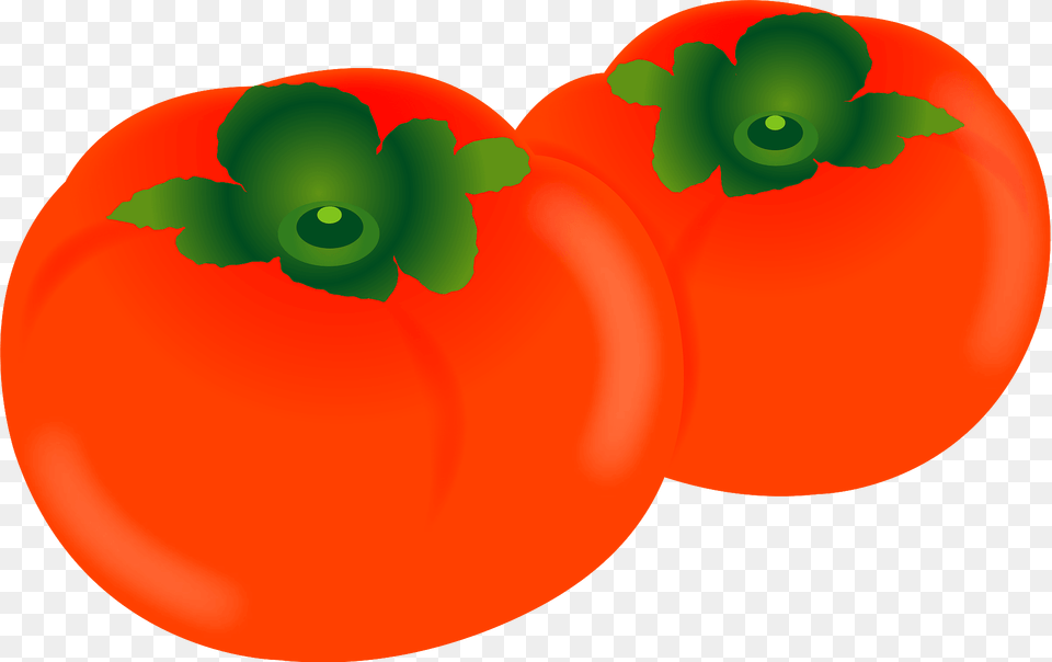 Whole Persimmon Clipart, Food, Fruit, Plant, Produce Png