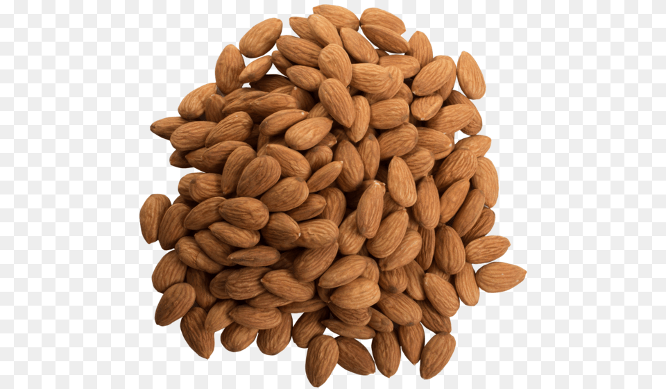 Whole Raw Almonds, Almond, Food, Grain, Plant Free Transparent Png