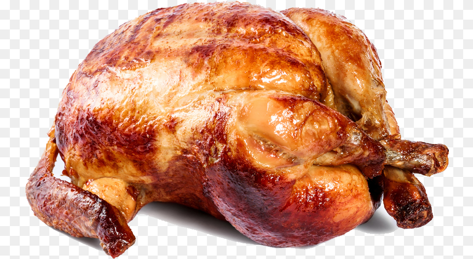 Whole Roast Chicken, Food, Meal, Bread Free Png Download