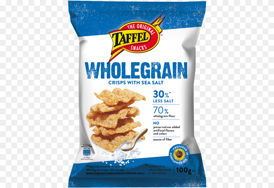 Wholegrain Crisps With Sea Salt Taffel, Food, Snack Free Transparent Png