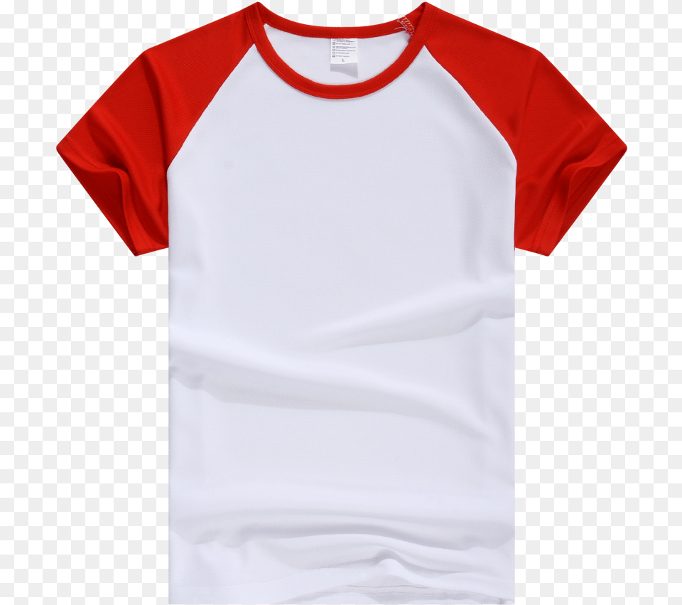 Wholesale Adult Raglan Sleeve Sports Mesh Tshirt Printing Red Amp White T Shirt, Clothing, T-shirt, Undershirt, Person Png