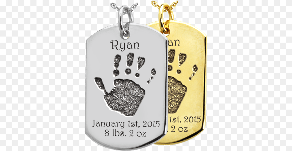 Wholesale Baby Hand Print On Dog Tag Flat Charm In Baby Dog Tags, Accessories, Footprint, Jewelry, Locket Free Transparent Png