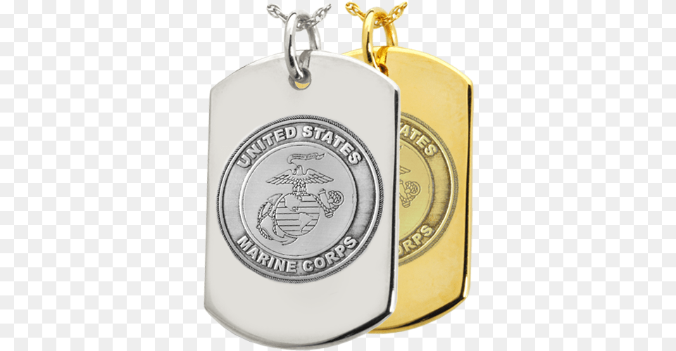 Wholesale Bampb Dog Tag Military Jewelry With Marine Bampb Dog Tag Actual Noseprint Jewelry, Gold, Accessories, Silver Free Transparent Png