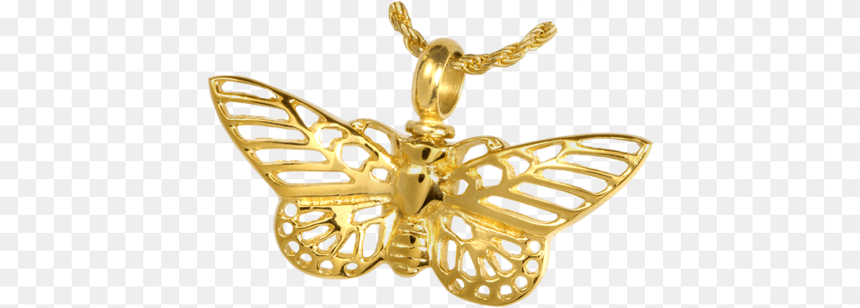 Wholesale Cremation Jewelry Stainless Steel Gilded Butterfly Jewellery, Accessories, Gold, Appliance, Ceiling Fan Free Png Download