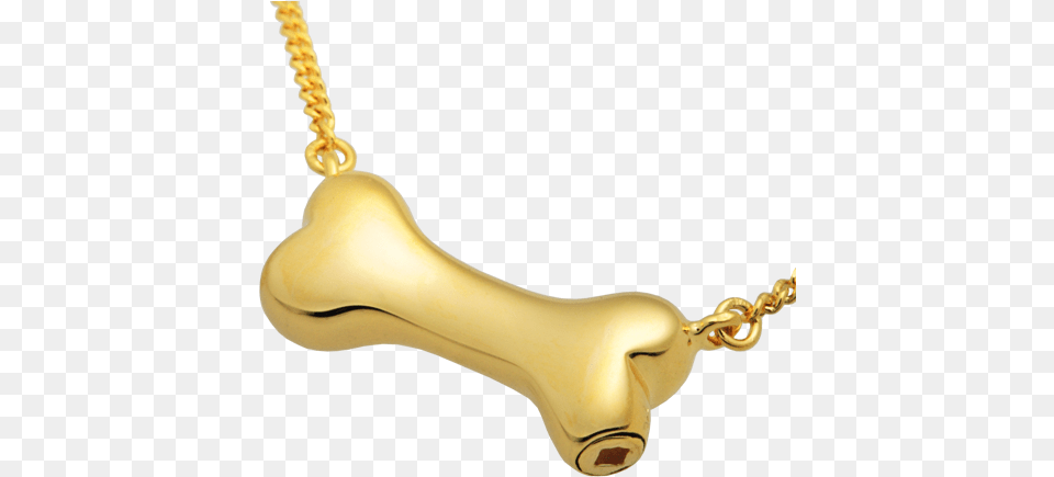 Wholesale Pet Cremation Jewelry Dog Bone 14k Gold Dog Bone Urn, Accessories, Necklace, Smoke Pipe, Pendant Png Image