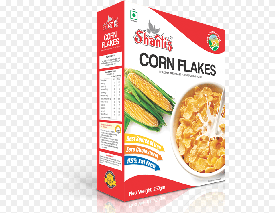 Wholesome Earth Corn Flakes Gluten Shanti, Advertisement, Poster, Bowl, Food Free Png Download