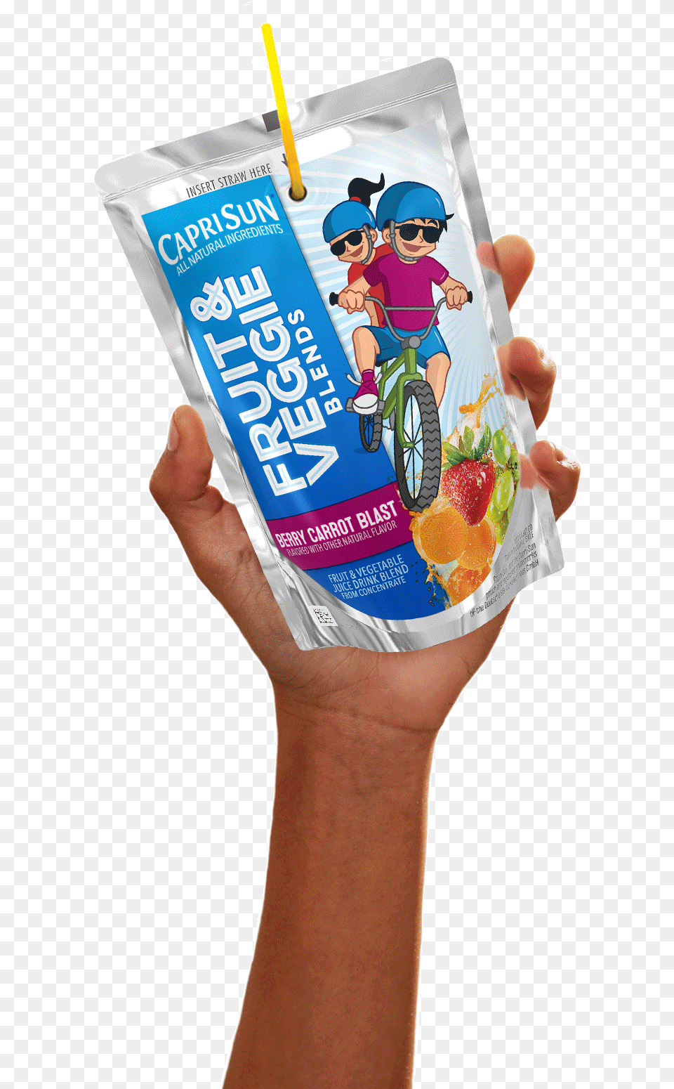 Wholesome Fruit Juice Drinks For Kids Fruit Refreshers Capri Sun, Baby, Person, Advertisement, Machine Free Png Download