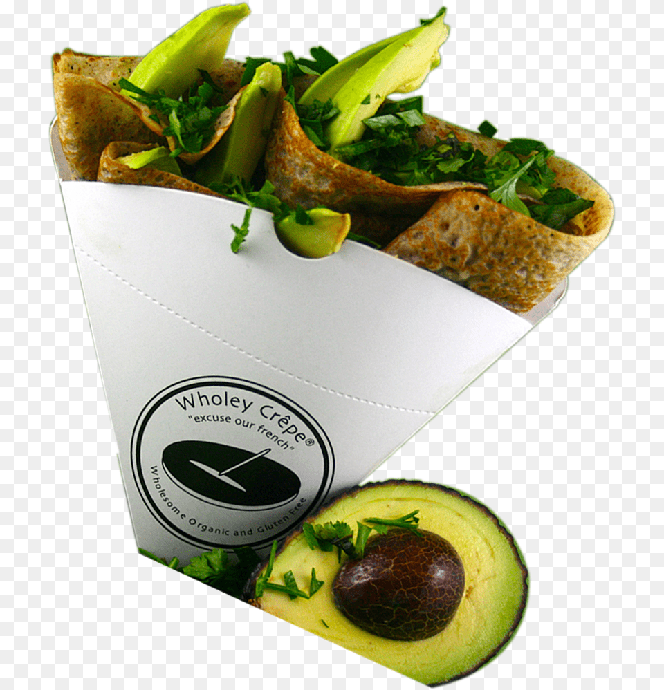 Wholesome Gluten Crepes Avocado, Food, Fruit, Lunch, Meal Free Png
