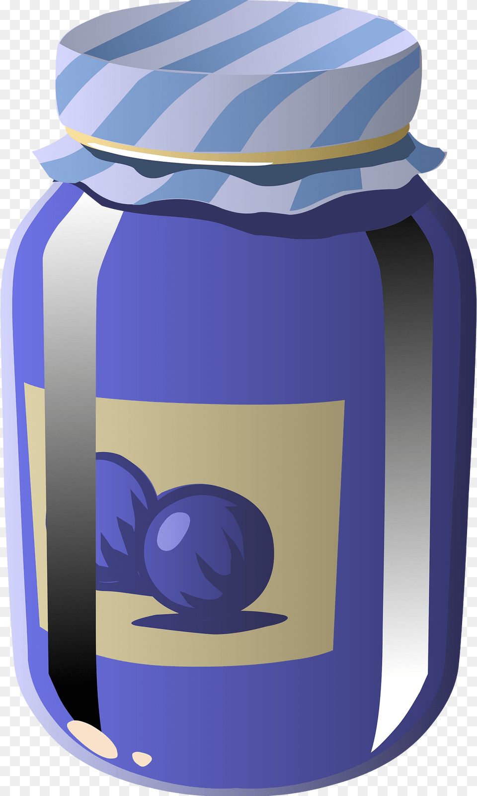 Whortleberry Jelly Jar Clipart, Berry, Blueberry, Food, Fruit Free Png