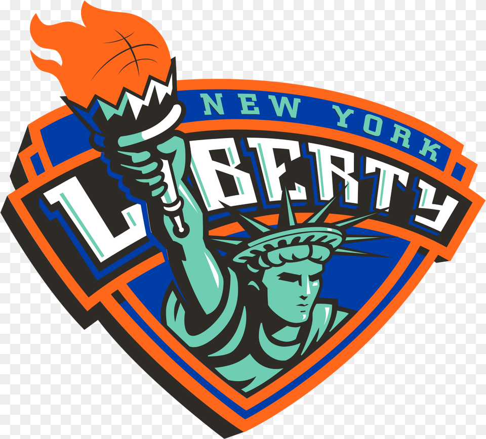 Whuds 100 New York Liberty Logo, Light, Emblem, Symbol, Badge Png