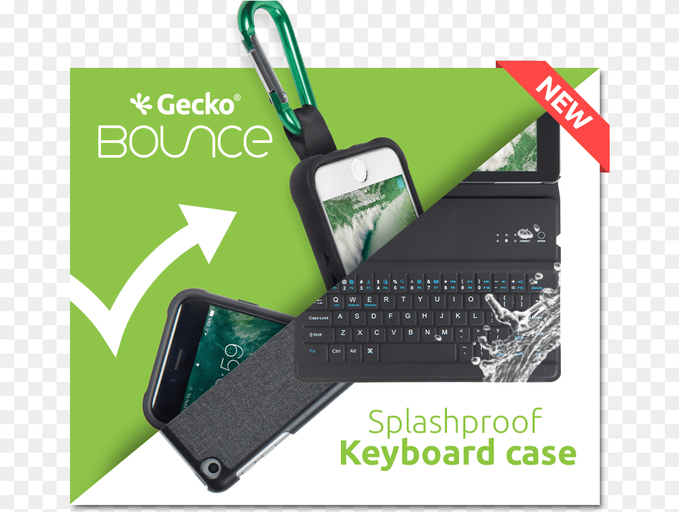 Why A Gecko Cover Apple Iphone 8 Bounce Cover Zwart Transparant, Computer, Computer Hardware, Computer Keyboard, Electronics Png