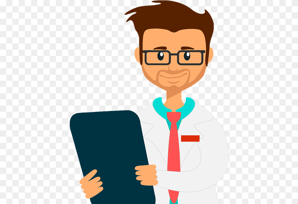 Why An Environmental Audit Is Like Your Annual Check Up Man Wearing Lab Coat Cartoon, Clothing, Head, Person, Portrait Png Image