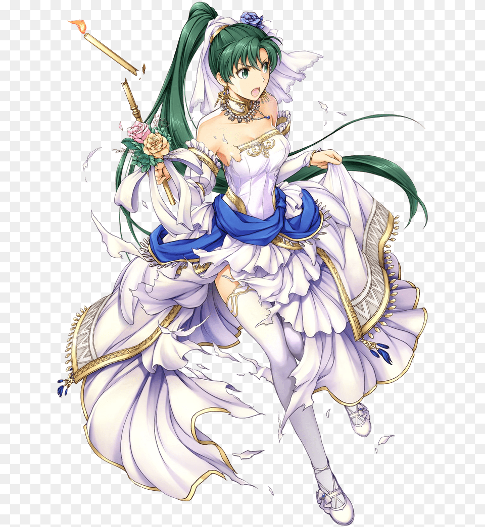 Why Are Lyn39s Boobs So Big Fe Heroes Lyn Bride, Book, Comics, Publication, Adult Png