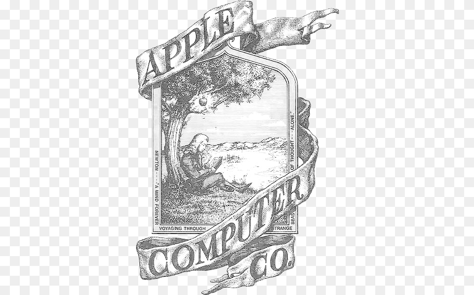 Why Did Steve Jobs Make The First Apple Sign A Bitten Very First Apple Logo, Advertisement, Poster, Adult, Wedding Png Image