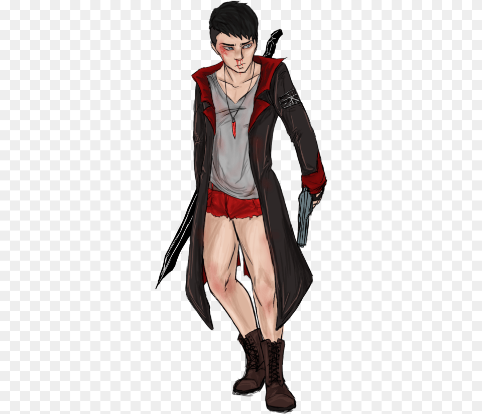 Why Do The Dmc Designs Actually Look Decent With Fucking Cape, Publication, Book, Clothing, Coat Free Png