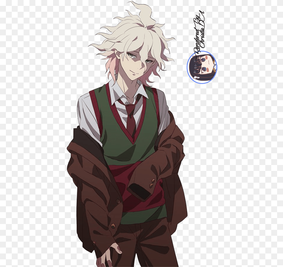 Why Do You Like Anime Bitches Quora Transparent Nagito Komaeda Anime, Adult, Person, Man, Male Free Png Download