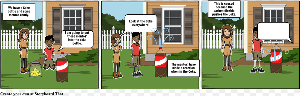 Why Does The Coke Bottle Erupt Cartoon, Publication, Plant, Grass, Book Free Png