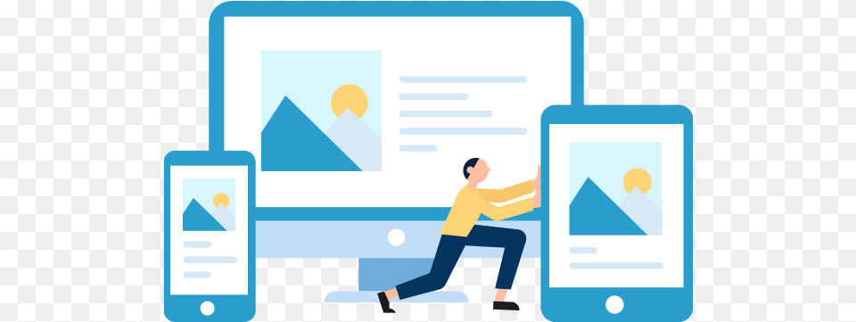 Why Fastrax Infotech For Responsive Web Designing Services Responsive Web Design, Boy, Child, Male, Person Png Image