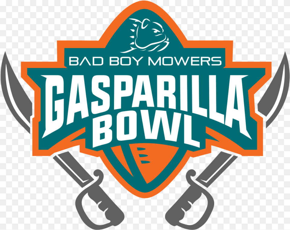 Why I Love College Football Whole Nine Sports Bad Boy Mowers Gasparilla Bowl 2018, Logo, Sword, Weapon Free Png