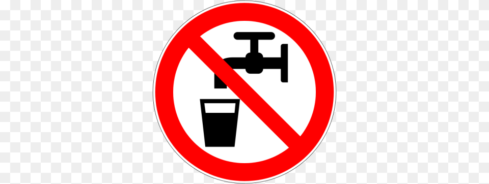 Why Is It So Important That People Around The World No Drinking Water Sign, Symbol, Road Sign Free Png Download