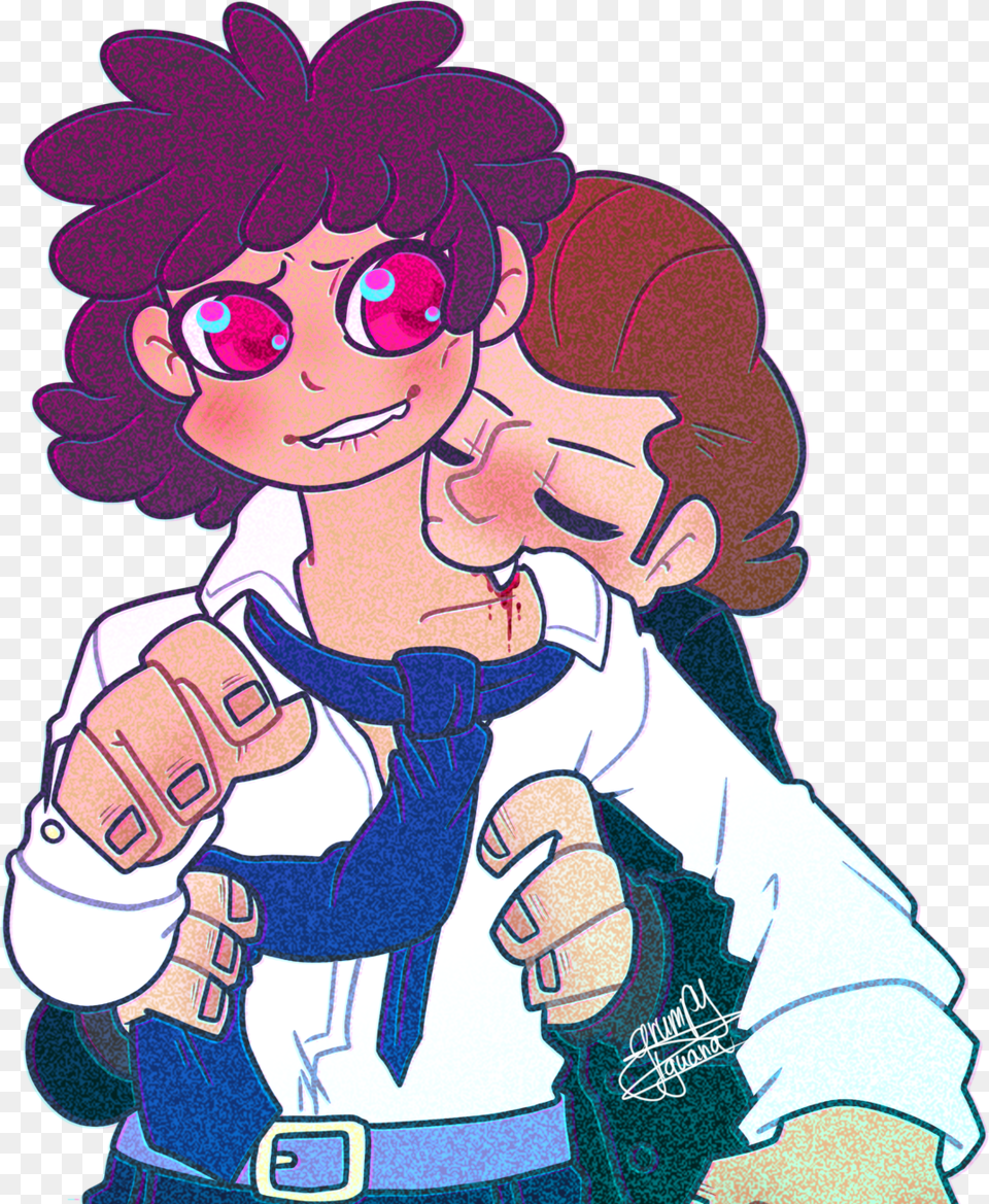 Why Must The Vampire Bby Bite The Other Bby All The Cartoon, Baby, Person, Publication, Comics Png Image