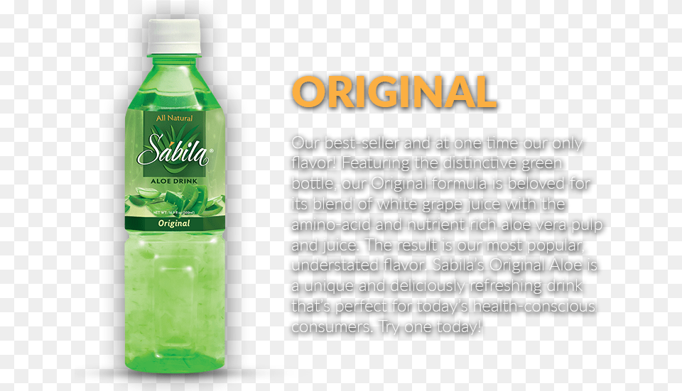 Why Sabila Flavors Order Distributors Contact Us Sabila Original, Bottle, Beverage Free Png Download