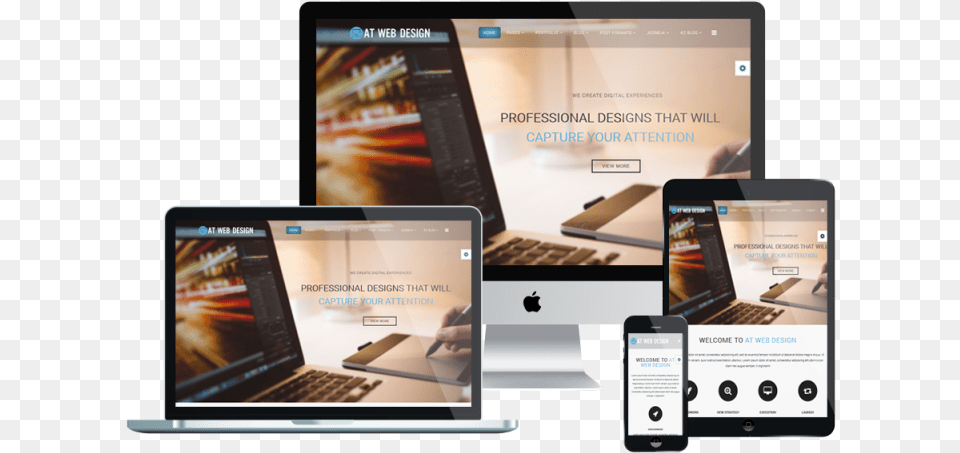 Why Small Businesses Need To Switch To Responsive Web Responsive Design, Computer, Electronics, Pc, Laptop Free Png Download