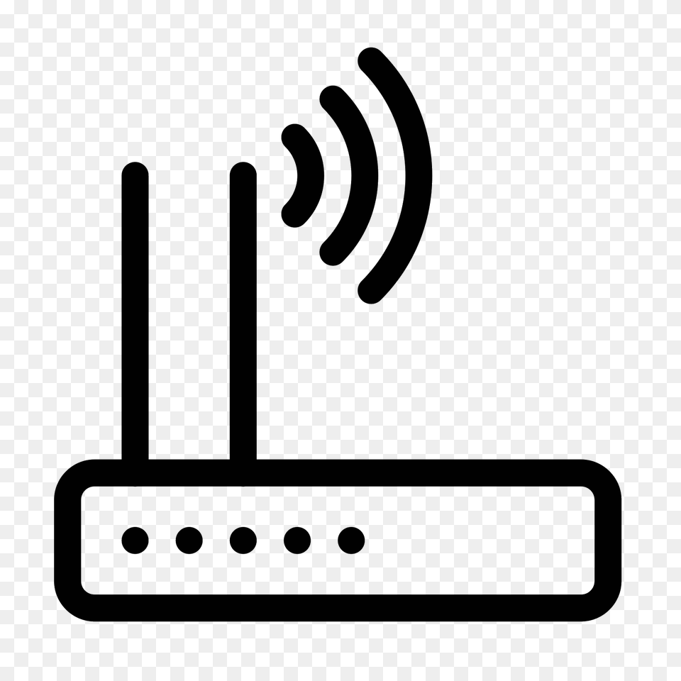 Wi Fi Router Icon, Gray Free Transparent Png