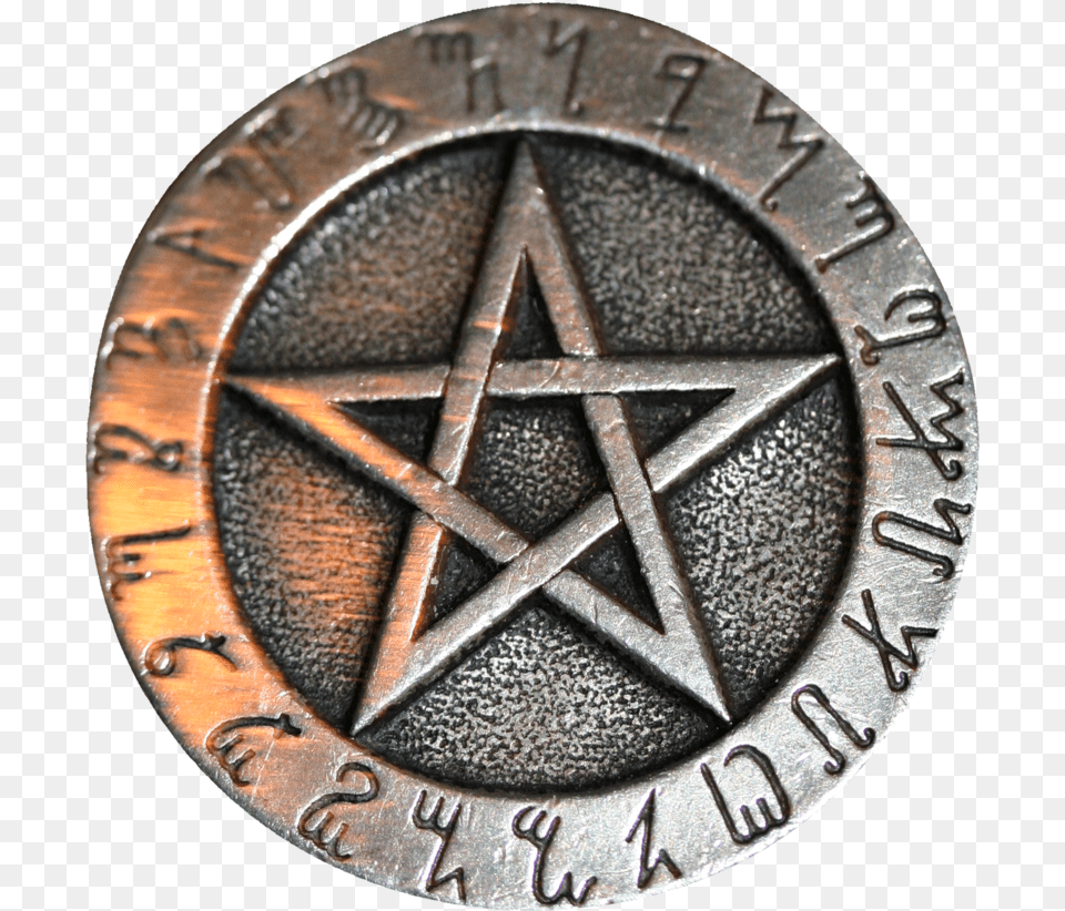 Wiccan Pentacle Runes, Logo, Symbol, Emblem, Machine Png Image