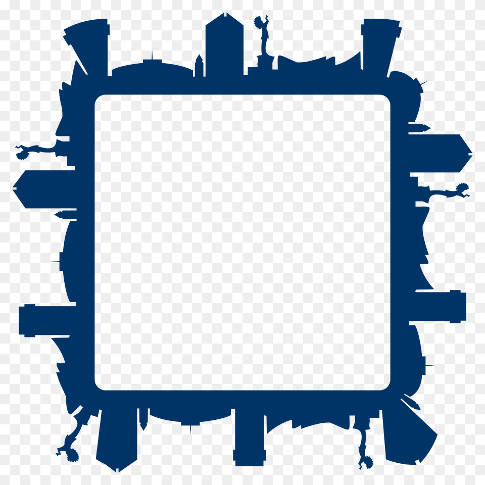 Wichita Kansas Skyline Frame 2 Clipart Free Png