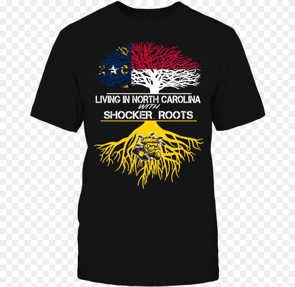 Wichita State Shockers Living In Texas With Nebraska Roots, Clothing, T-shirt, Shirt Free Transparent Png